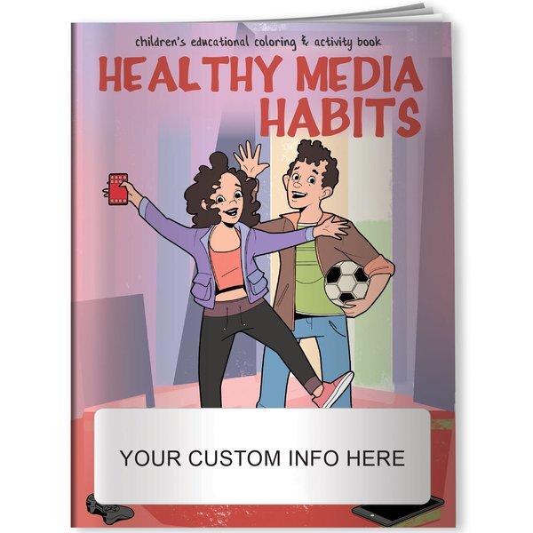 Healthy Media Habits Coloring Book