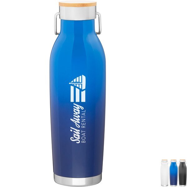 Wave Stainless Steel Bottle with Copper Vacuum Insulation, 20.9oz.