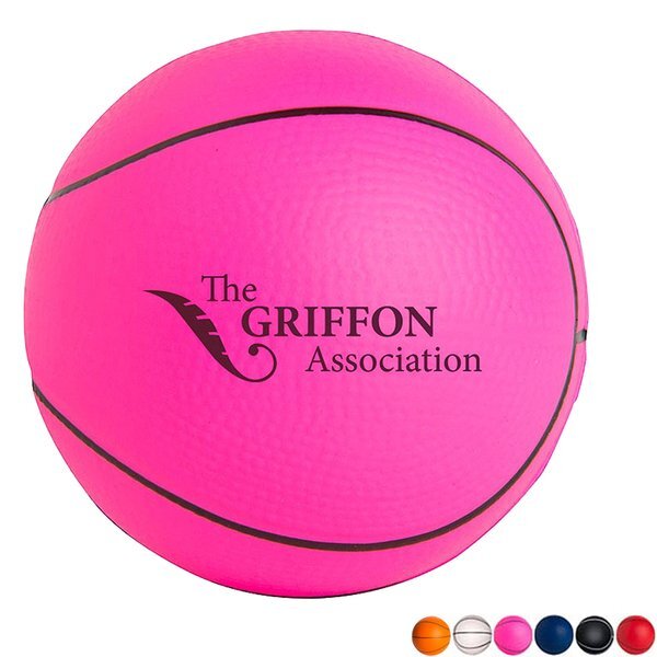 Colorful Basketball Stress Reliever