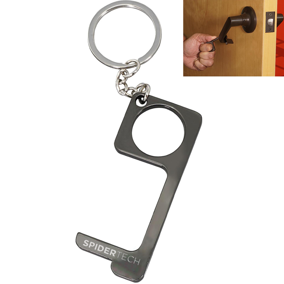 Generic 6 in 1 EDC Gadget Bottle Opener Keychain Wrench Stainless