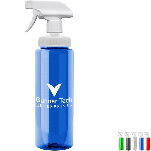 Transparent Spray Bottle w/ Spray Nozzle, 32oz.
