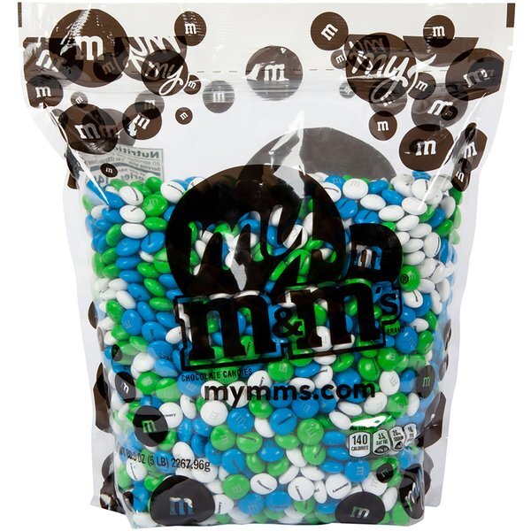 Color Choice Personalized M&M's® Bulk Bag, 5lbs.