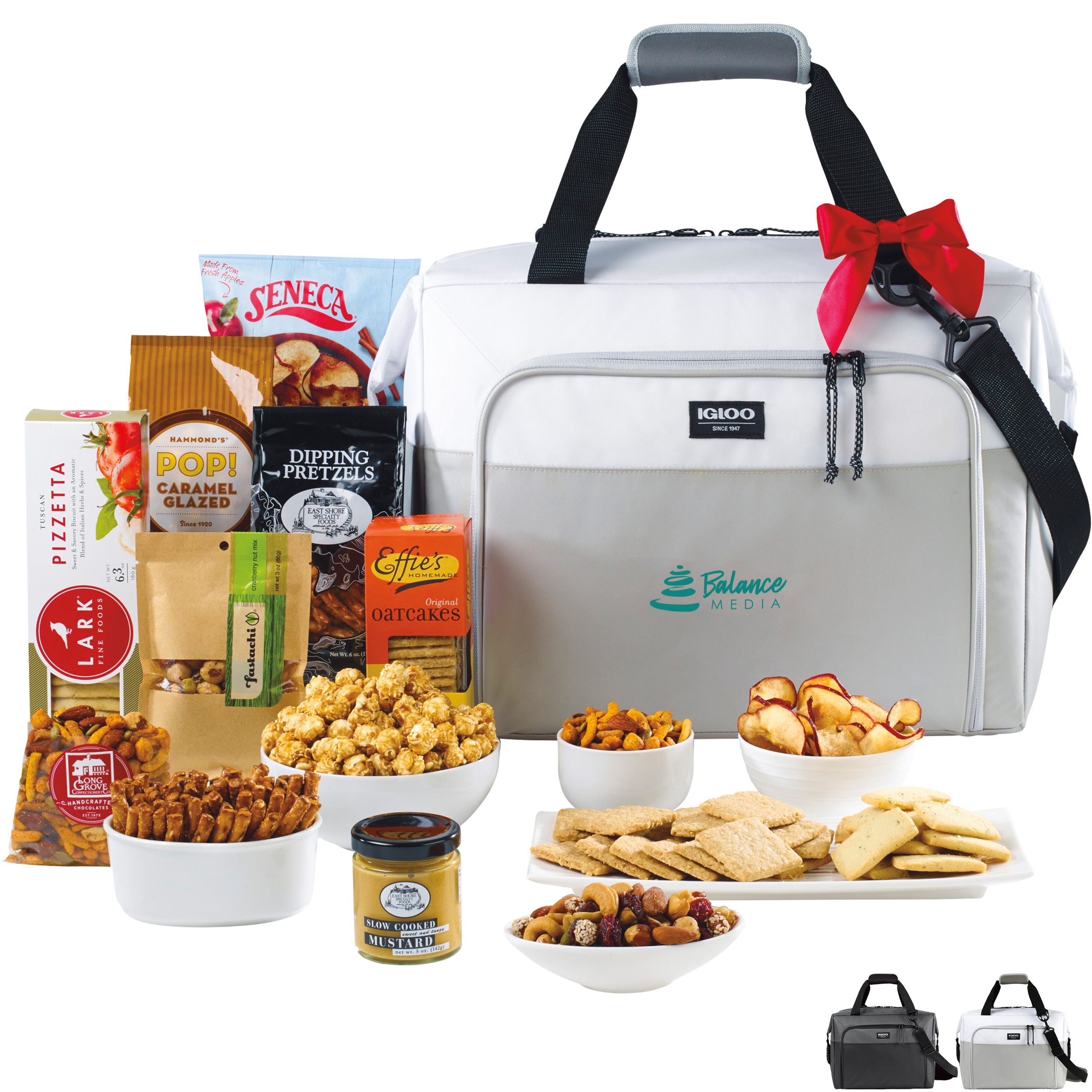 Cooler/Lunch Bag & Eco Food Container Gift Set with Holiday Gift Card -  Personalization Available