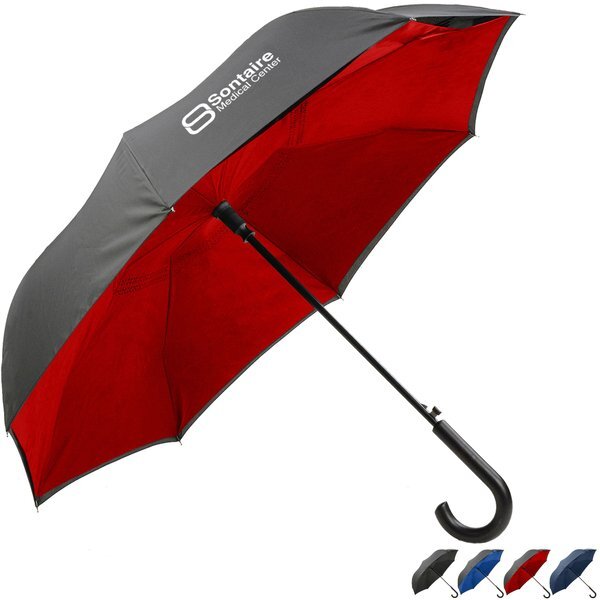 ShedRain® Unbelievabrella™ Crook Handle Auto Open Umbrella, 48" Arc