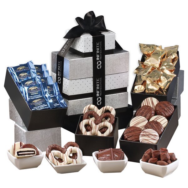 Decadent Chocolate Gift Tower