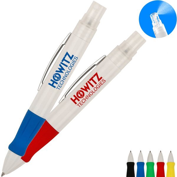 Comfort Grip 2-in-1 Pen with Hand Sanitizer, 3.5ml