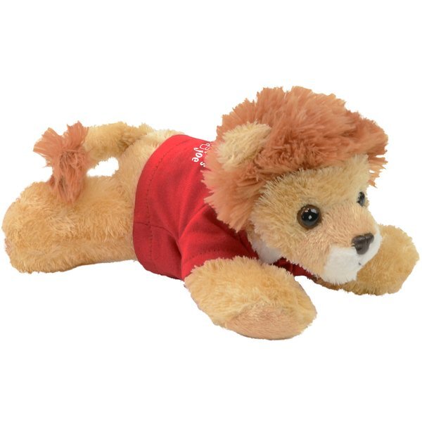 Mini Flopsies Plush Lion, 8"