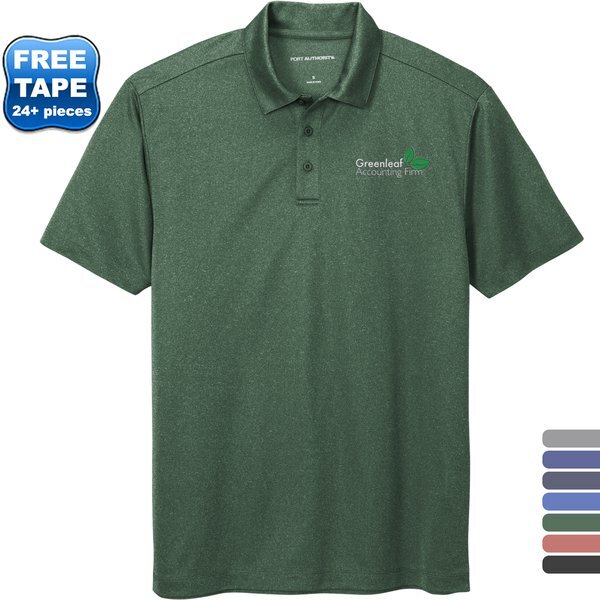 Port Authority® Heathered Silk Touch™ Performance Men's Polo