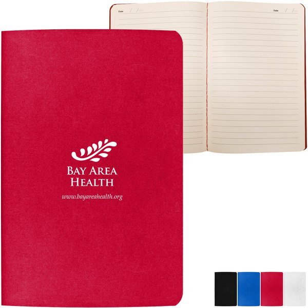 Recyclable Soft Cover Journal, 5-1/2" x 8-1/4"