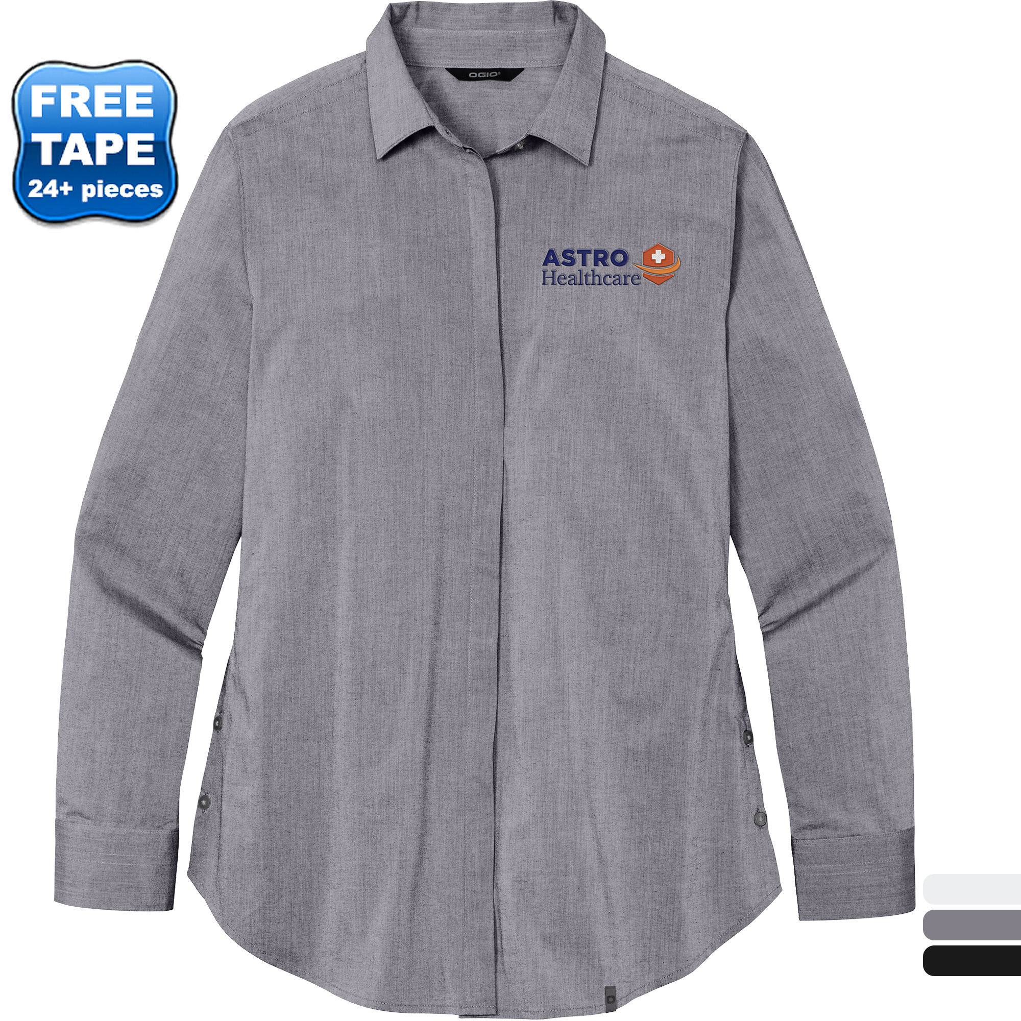 OGIO Code Stretch Long Sleeve Button-Up, Product