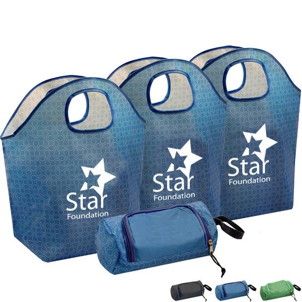 Reusable Grocery Pod 3-Piece Polyester Tote Set