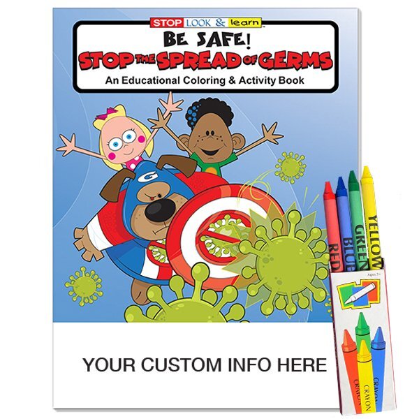 Stop the Spread of Germs Coloring Book Fun Pack