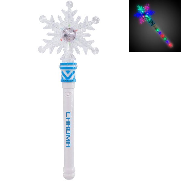 Snowflake Light Up LED Wand
