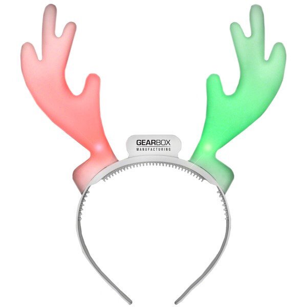 Light Up LED Reindeer Antler Headband