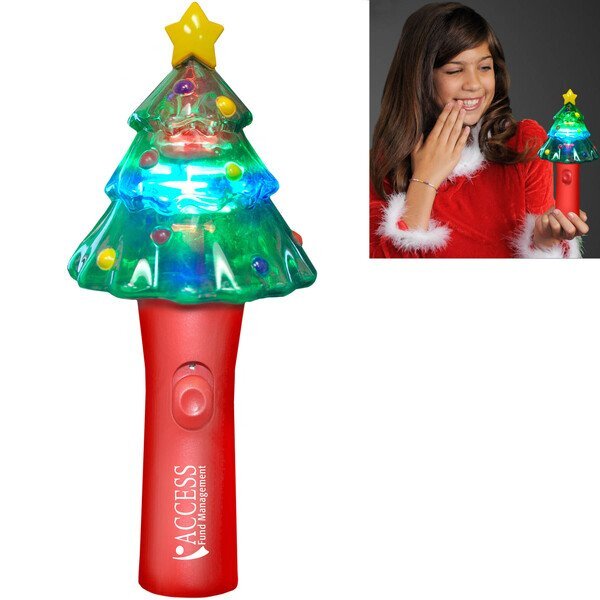 Christmas Tree Spinning LED Light Wand