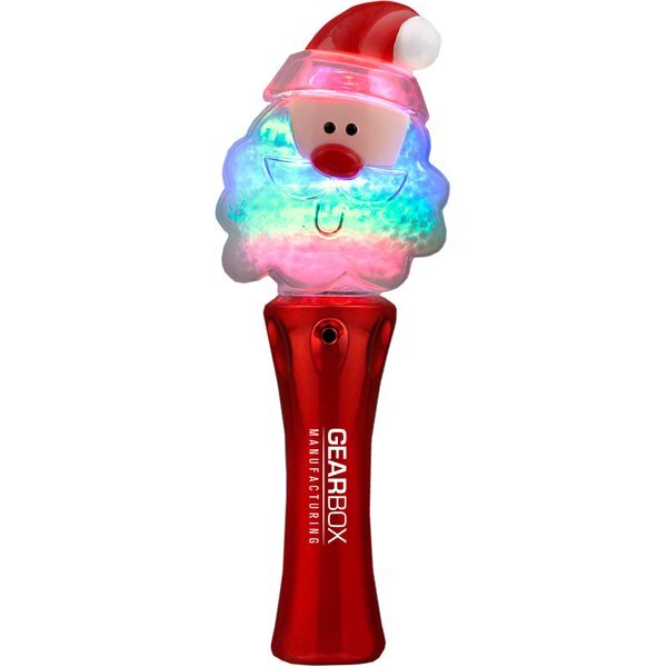 Santa Claus Spinning LED Light Wand