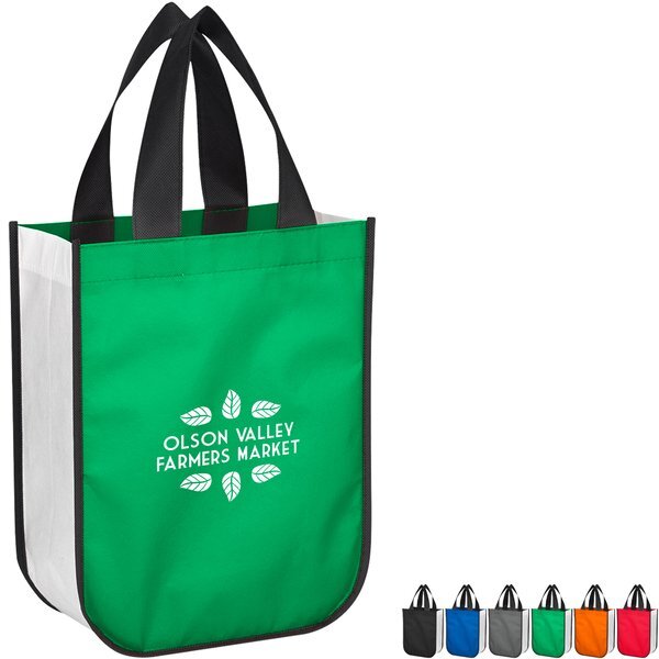 Non-Woven Shopper Tote Bag with 100% RPET Material