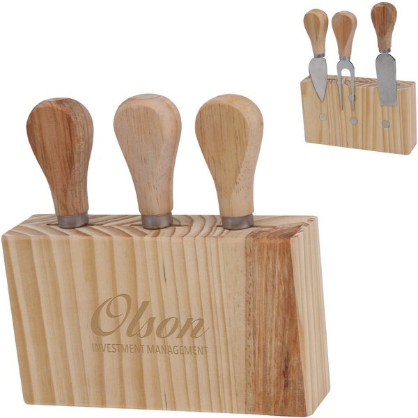 Cheese Cutlery 3-Piece Set