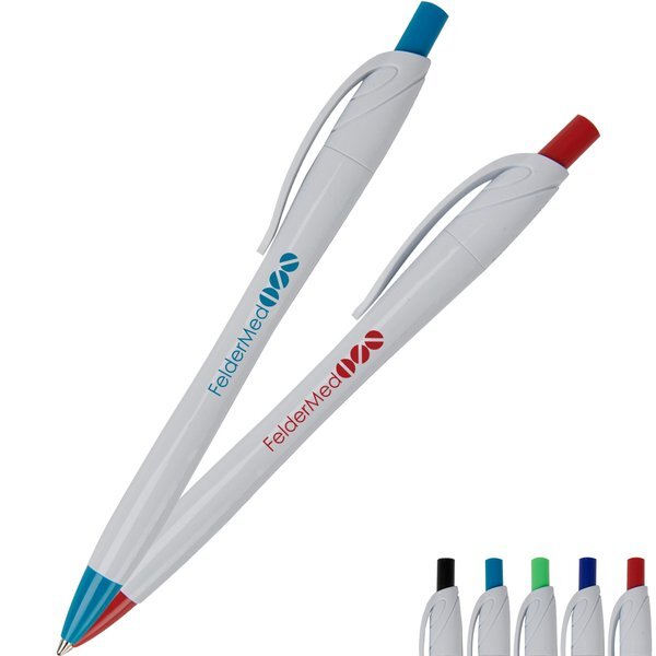 Altadena Retractable Ballpoint Pen w/Antimicrobial Additive