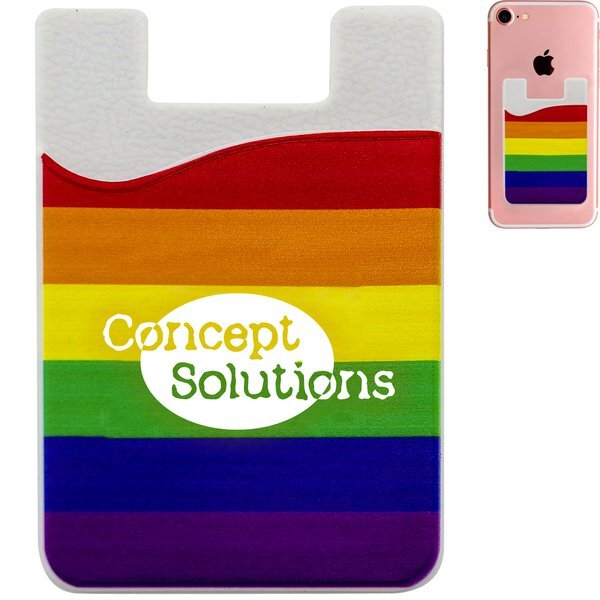Rainbow Silicone Phone Wallet