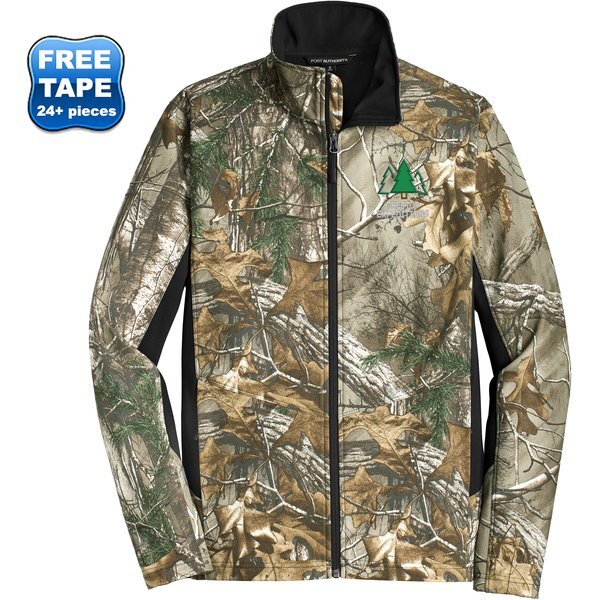 Port Authority® Camouflage Colorblock Soft Shell Men's Jacket