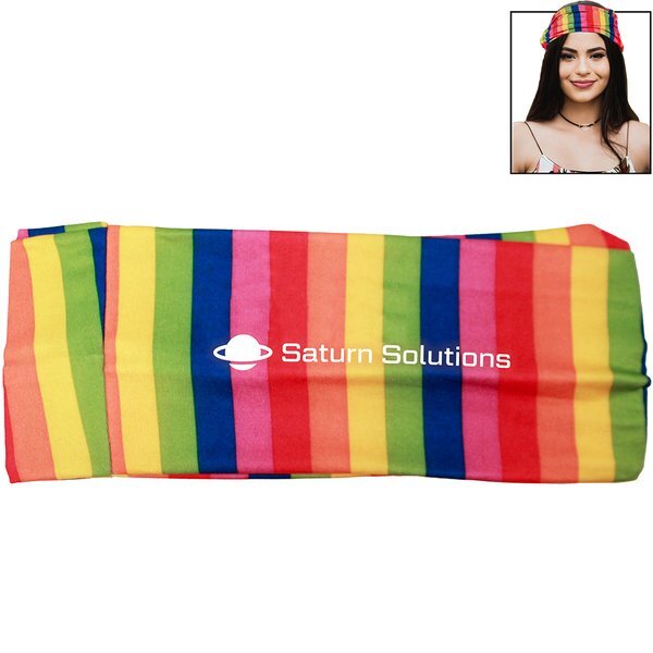 Rainbow Fabric Headband