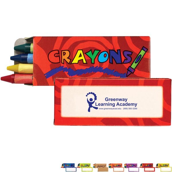 Standard Crayons, 4 Pack