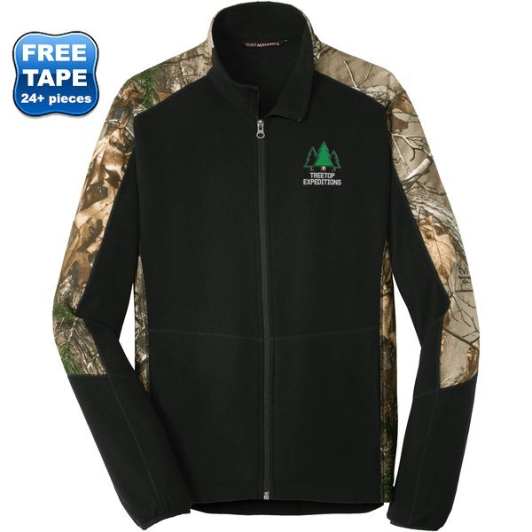 Port Authority® Camouflage Microfleece Full-Zip Men's Jacket