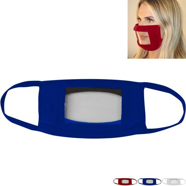 Protective Reusable Face Mask with Anti-Fog Window