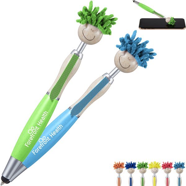 Moptoppers® Wheat Straw Screen Cleaner Stylus Pen