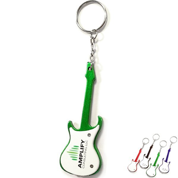 Guitar LED Bottle Opener Key Chain