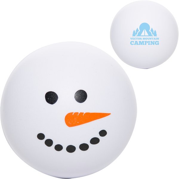 Snowman Holiday Stress Reliever Ball