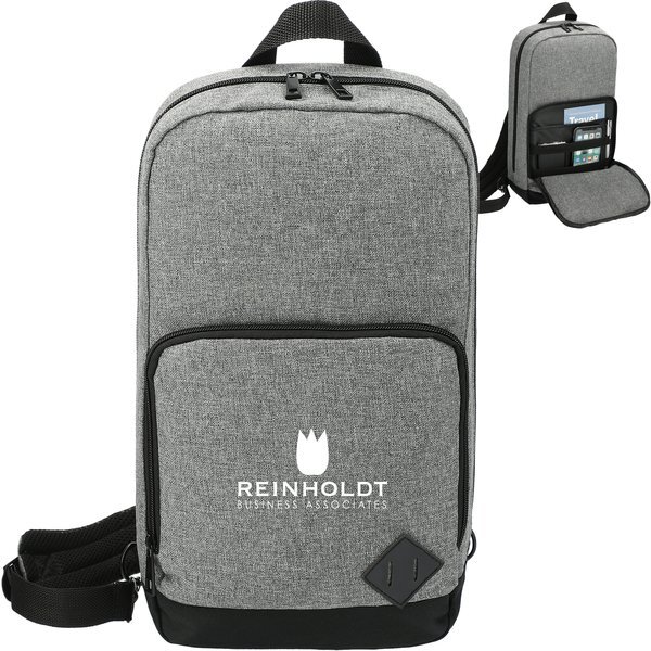 Graphite Deluxe Recycled Polyester Sling Backpack