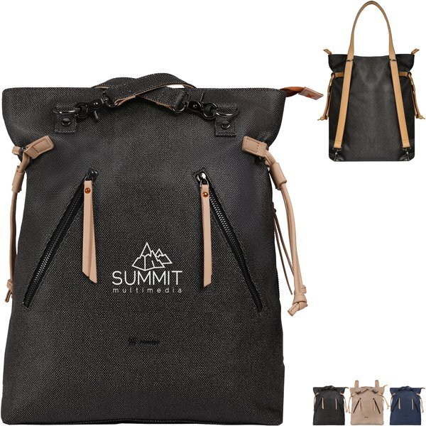 Sherpani® Tempest Cotton Canvas Hybrid Computer Backpack