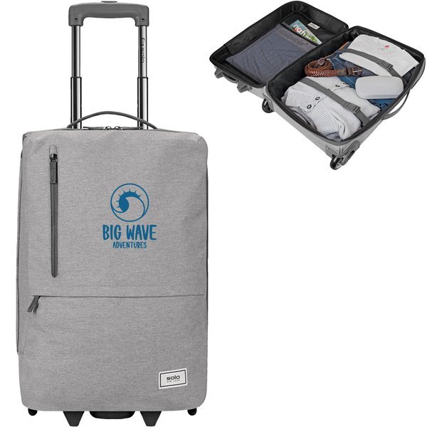 Solo® Re:treat Polyester RPET Carry On Rolling Bag