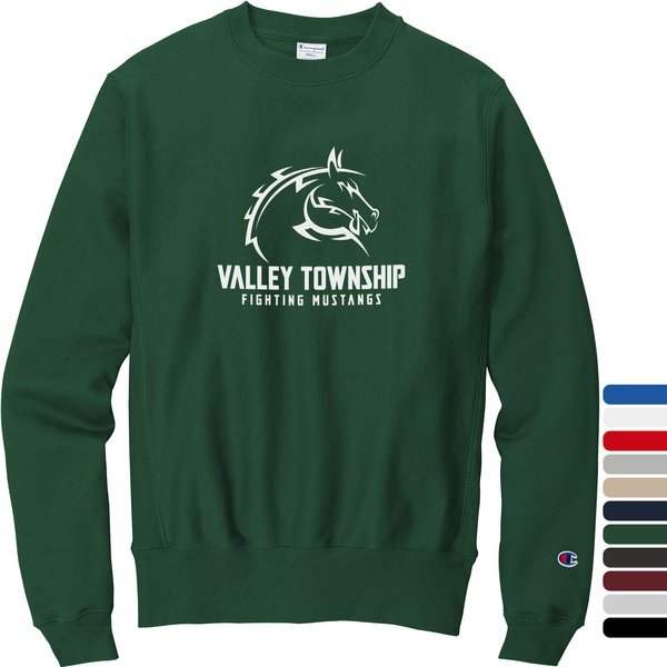 Champion® Reverse Weave® Cotton/Poly Fleece Men's Crewneck Sweatshirt