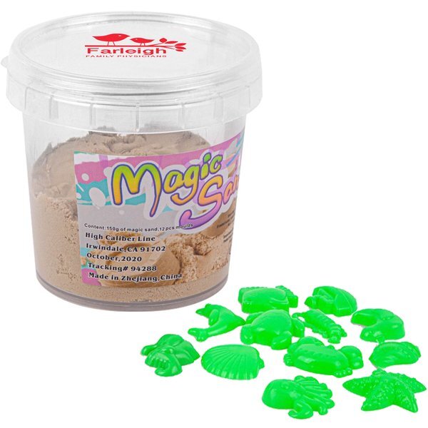 Magic Sand Set with 12 Molds, 150g