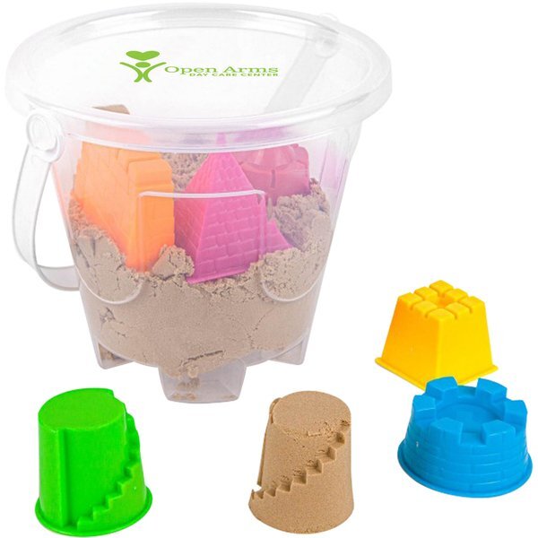 Magic Sand Set with 4 Molds, 600g