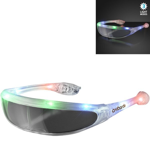 Futuristic Light Up LED Sunglasses