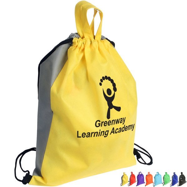 Glide Right Non-Woven Drawstring Backpack