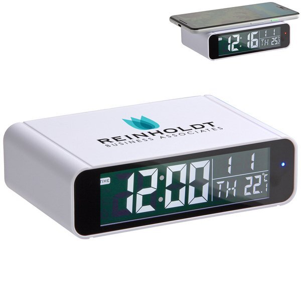 Twilight Digital Alarm Clock w/ 5W Wireless Charger