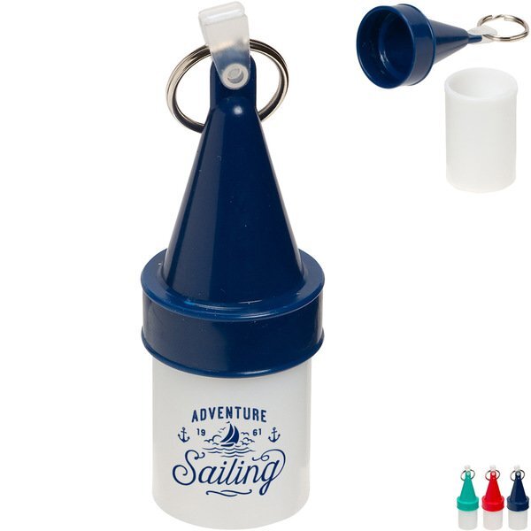 Floating Buoy Waterproof Container w/ Key Ring