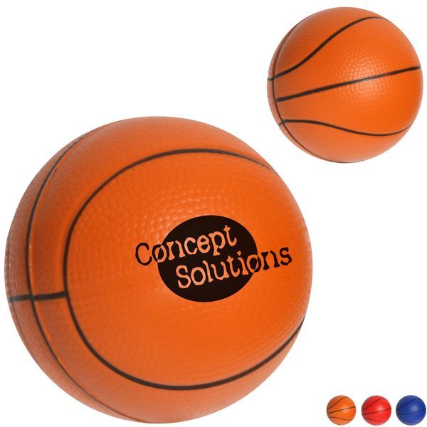 Basketball Slo-Release Serenity Squishy™ Stress Reliever