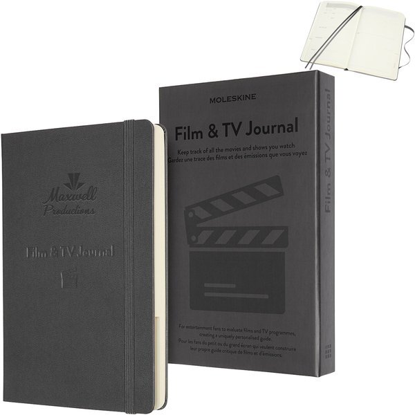 Moleskine® Film & TV Passion Journal, 8-1/2" x 5-1/2"