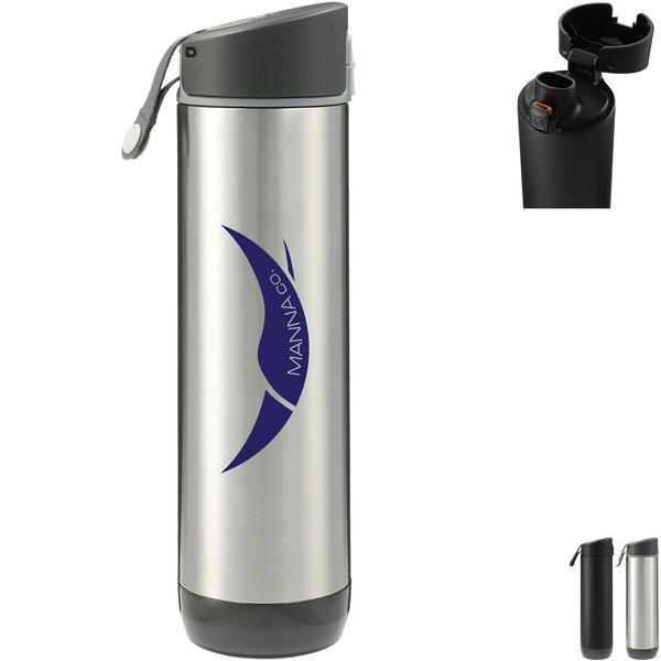 HidrateSpark® Chug Lid Smart Stainless Steel Bottle, 21oz.