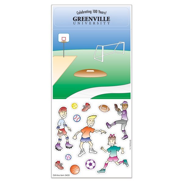 Sports Peel 'N Play Children's Sticker Sheet