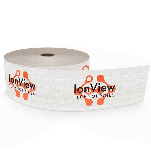 White Paper Reinforced Box Tape Roll, 450'