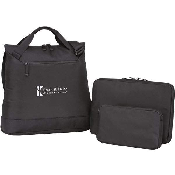 Mobile Professional Polyester Computer Tote Bag Set