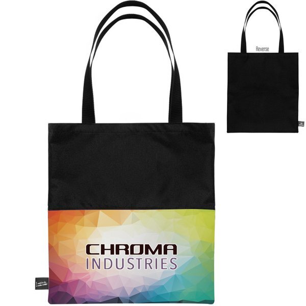 Dye Sublimated 300D Polyester Tote Bag