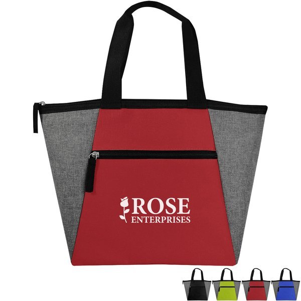 Wide Open Cooler Polyester Lunch Bag